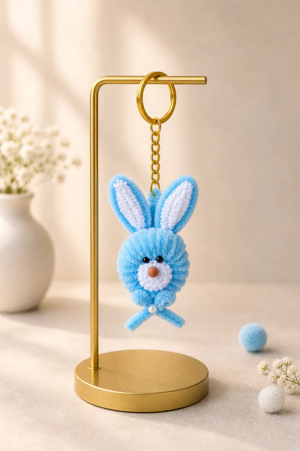 Bunny Charm Keychain - HANDMADE