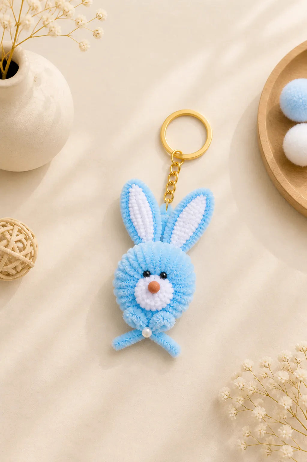 Bunny Charm Keychain - HANDMADE