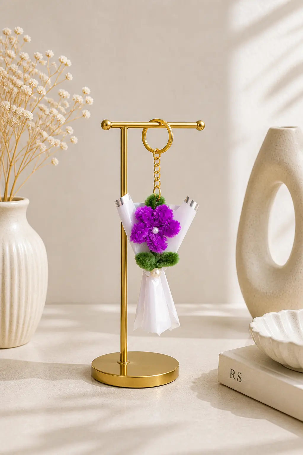 Petite Wrap Bloom Keychain