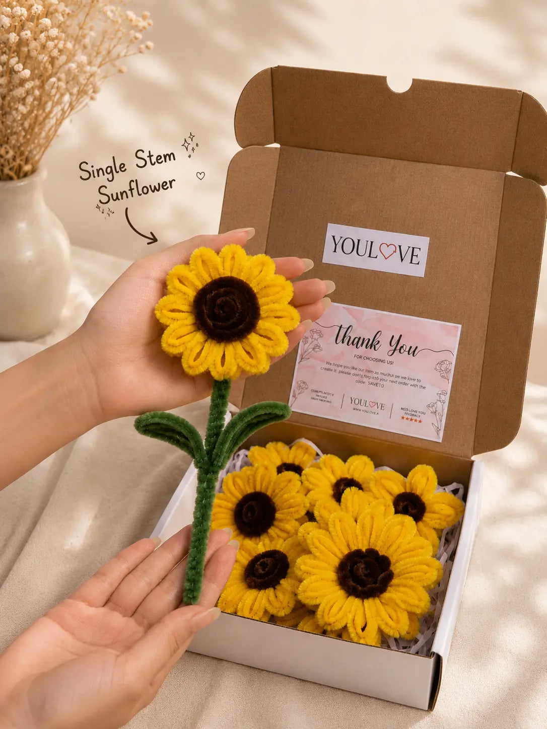 Handmade Sunflower Hamper Combo