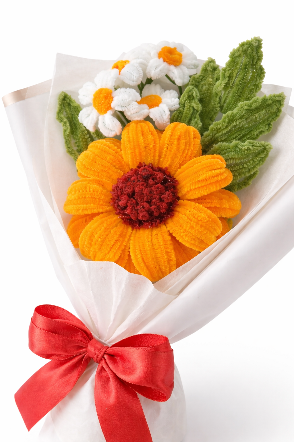 Handmade Sunflower Pipe Cleaner Bouquet – Forever Flower Gift