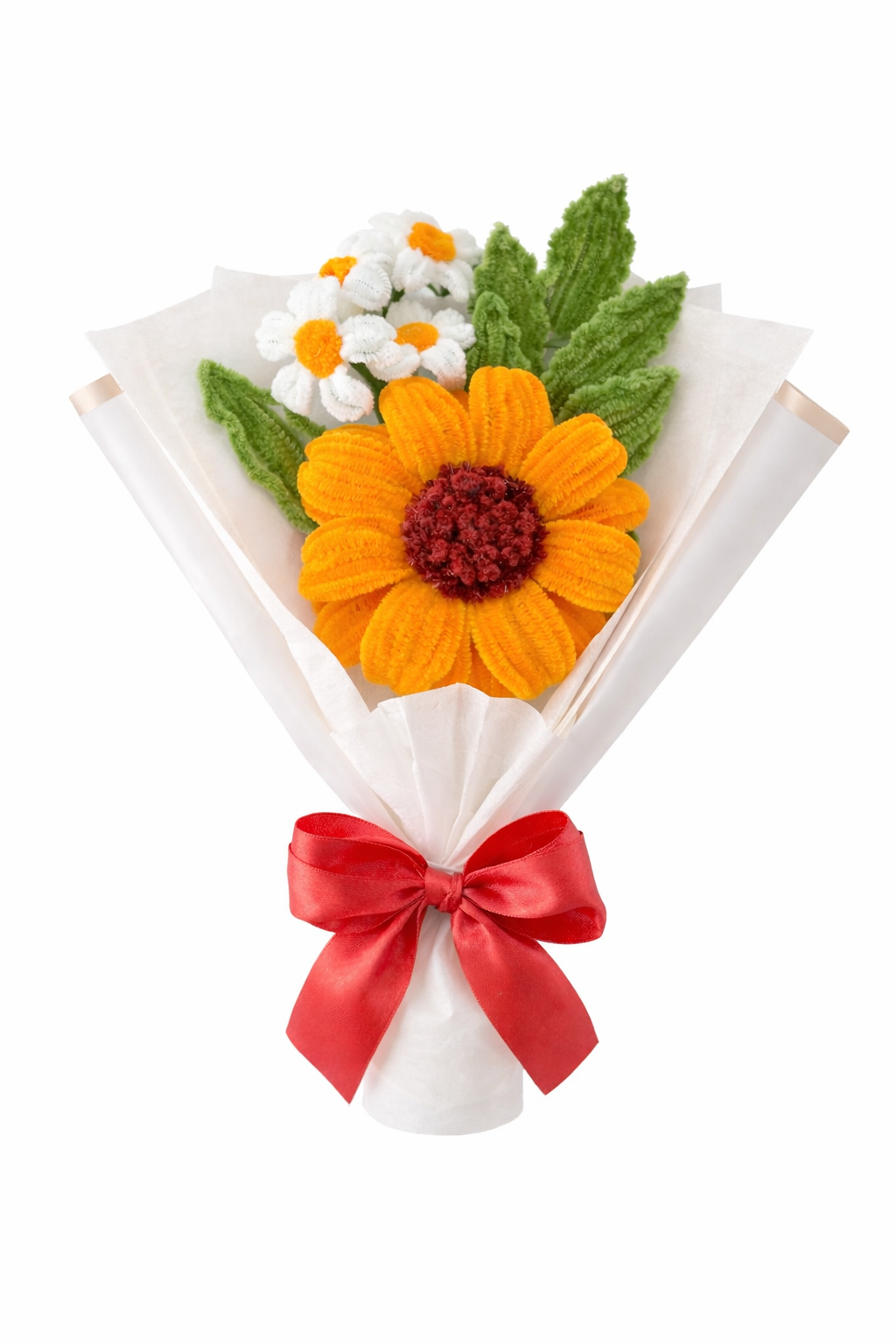 Handmade Sunflower Pipe Cleaner Bouquet – Forever Flower Gift